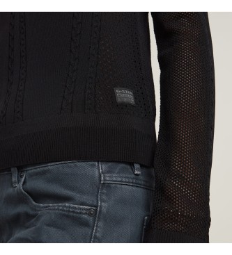 G-Star Pointelle-jumper svart