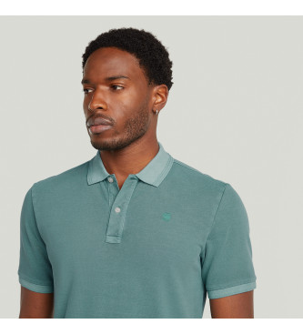 G-Star Polo Dunda Overdyed Slim verde