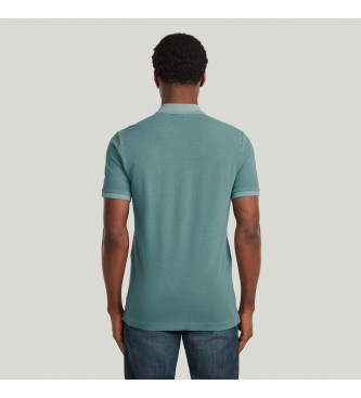 G-Star Polo Dunda Overdyed Slim verde