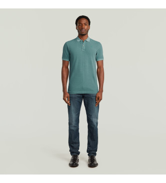 G-Star Polo Dunda Overdyed Slim verde