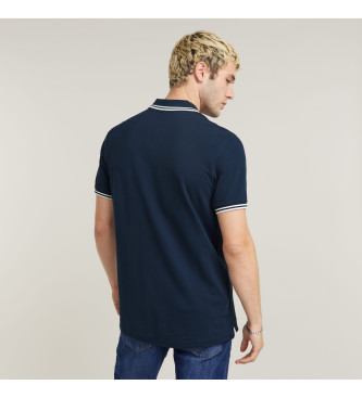 G-Star Polo Dunda Slim Stripe marinbl