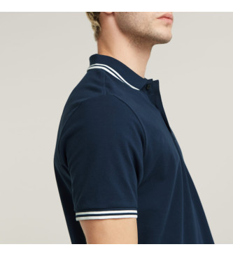 G-Star Polo Dunda Slim Stripe marino