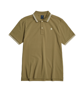 G-Star Polo Dunda Slim Stripe green