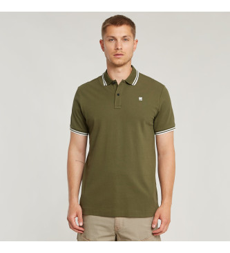 G-Star Polo Dunda Slim Stripe grn