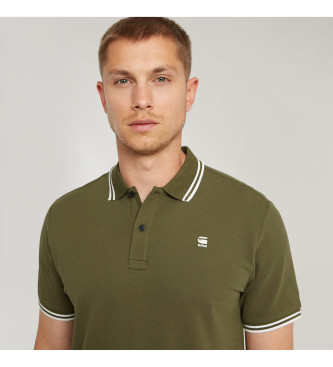 G-Star Polo Dunda Slim Stripe grn