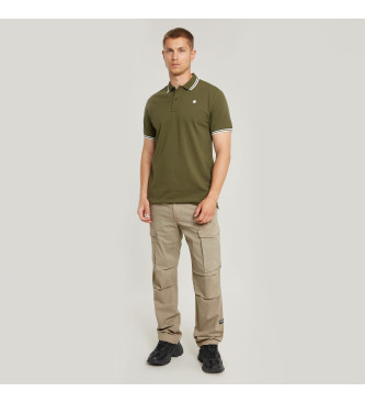 G-Star Polo Dunda Slim Stripe grn