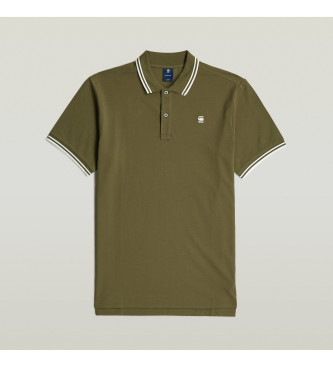 G-Star Polo Dunda Slim Stripe grn