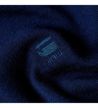 G-Star Polo Premium Core Dunda Stickad marinbl