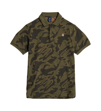 G-Star Polo Dunda Slim Allover verde