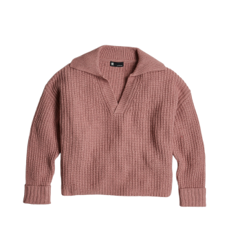 G-Star Polo Heavy Knitted Loose rosa