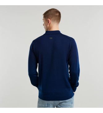 G-Star Polo Premium Core Dunda Knitted navy