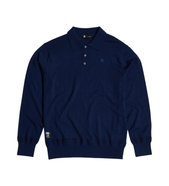 G-Star Polo Premium Core Dunda Knitted marino