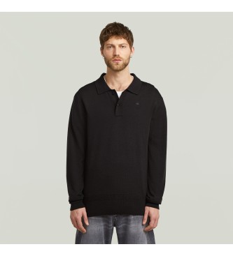 G-Star Polo nera Dunda Premium Core