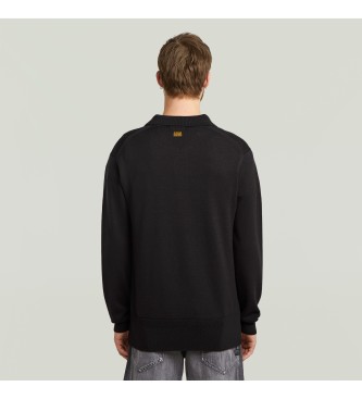 G-Star Polo nera Dunda Premium Core