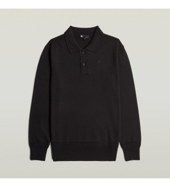 G-Star Polo nera Dunda Premium Core
