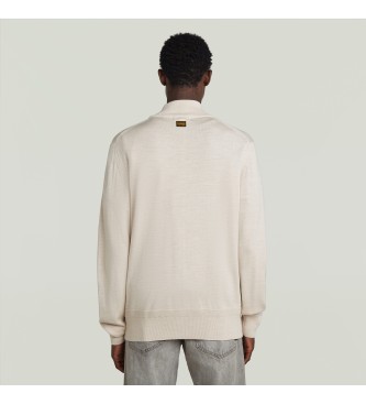 G-Star Casaco de malha Premium Core bege