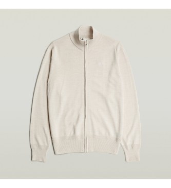 G-Star Casaco de malha Premium Core bege