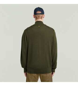 G-Star Casaco de malha Premium Core verde