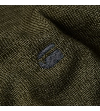 G-Star Casaco de malha Premium Core verde