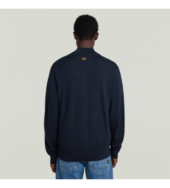 G-Star Casaco de malha azul-marinho Premium Core