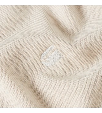 G-Star Premium Core Half Zip beige jumper