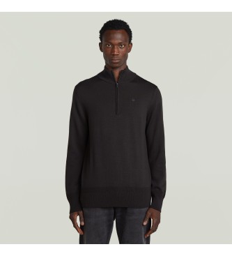 G-Star Premium Core Half Zip Sweater black