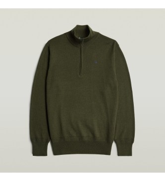 G-Star Premium Core Half Zip Sweater green