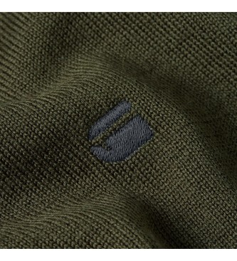G-Star Premium Core Half Zip Sweater green