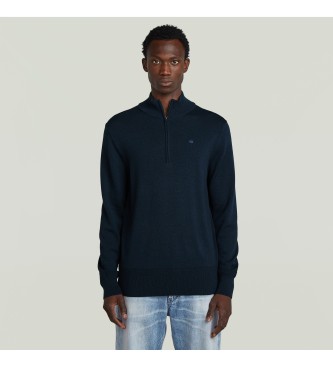 G-Star Premium Core Half Zip Sweater navy