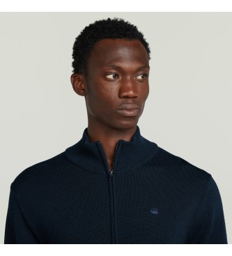 G-Star Premium Core Half Zip Sweater navy