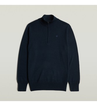 G-Star Premium Core Half Zip Sweater navy