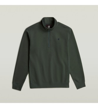 G-Star Sudadera Premium Core Half Zip verde