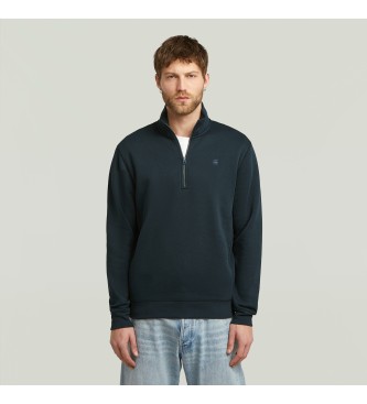 G-Star Felpa con mezza zip Navy Premium Core