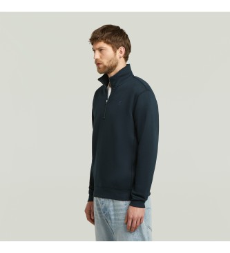 G-Star Felpa con mezza zip Navy Premium Core
