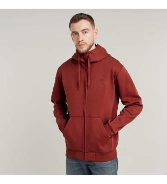 G-Star Premium Core Hooded Zip czerwony