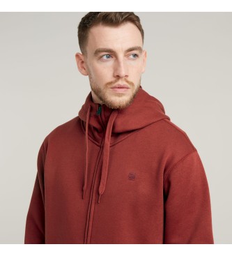 G-Star Premium Core Hooded Zip czerwony