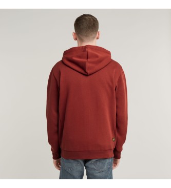 G-Star Sudadera Premium Core Hooded Zip rojo