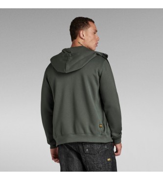 G-Star Kapuca s kapuco Premium Core Zip Hoodie siva