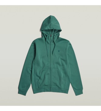 G-Star Sweatshirt Premium Core Ritssluiting groen