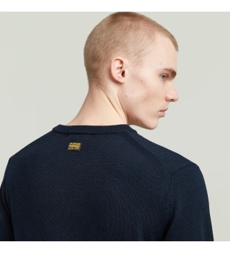 G-Star Premium Core R navy jumper