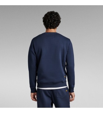 G-Star Camisola de malha Premium Core azul-marinho