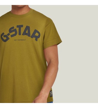 G-Star T-shirt puff zielony