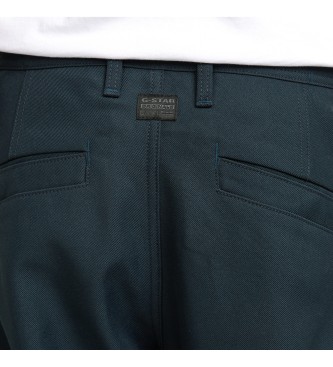 G-Star Pantaloni cargo blu dritti regolari R-3N