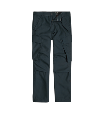 G-Star Pantaloni cargo blu dritti regolari R-3N