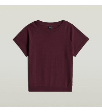 G-Star Raglanska majica v bordo barvi