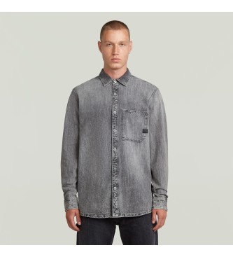 G-Star Regular Shirt 1 Pocket grey