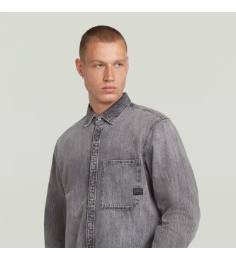G-Star Regular Shirt 1 Pocket grey