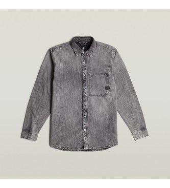 G-Star Regular Shirt 1 Pocket grey