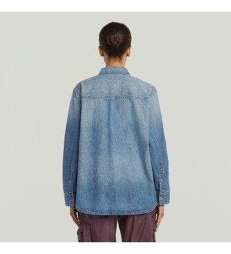 G-Star Camicia blu a 2 tasche vestibilit regolare