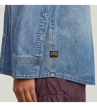 G-Star Camicia blu a 2 tasche vestibilit regolare